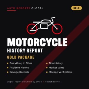 Motorcycle history report, Gold package