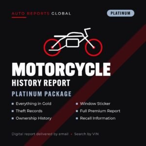 Motorcycle history report, Platinum package