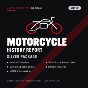 Motorcycle history report, Silver package
