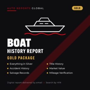 Boat history report, Gold package