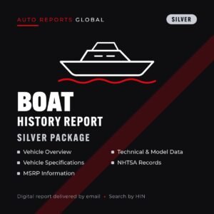 Boat history report, Silver package