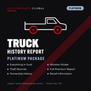 Truck history report, Platinum package